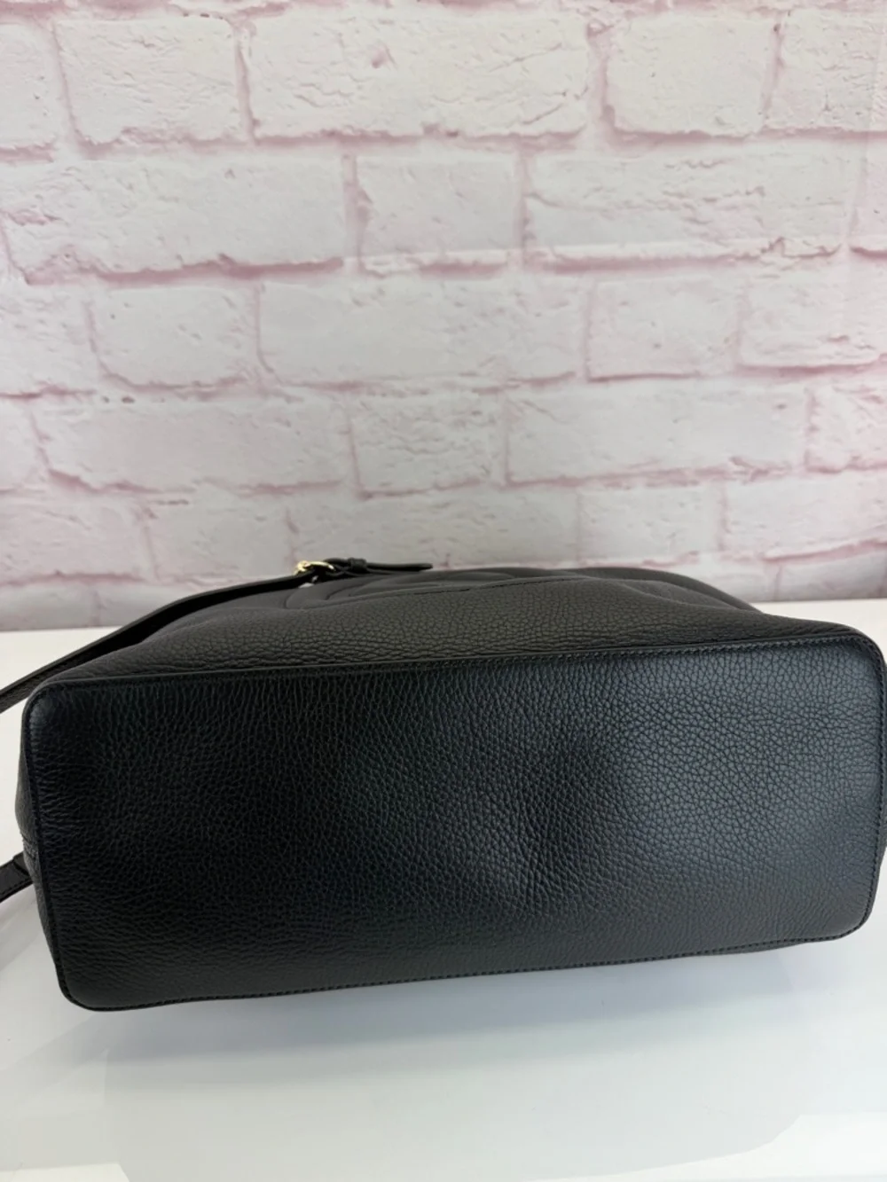 Gucci Pebbled Calfskin Large Soho Hobo Black - Picture 7 of 16